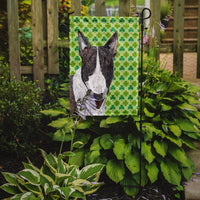 Bull Terrier St Patrick's Irish Flag Garden Size