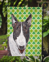 Bull Terrier St Patrick's Irish Flag Garden Size