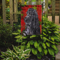 English Cocker Spaniel Red Snowflake Christmas Flag Garden Size