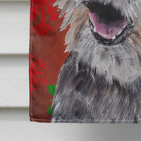 Border Terrier Red Snowflake Christmas Flag Canvas House Size