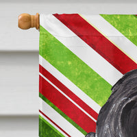 Cocker Spaniel Candy Cane Christmas Flag Canvas House Size