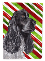 Cocker Spaniel Candy Cane Christmas Flag Canvas House Size