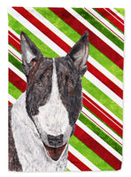 Bull Terrier Candy Cane Christmas Flag Canvas House Size