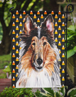 Collie Candy Corn Halloween Flag Garden Size SC9646GF