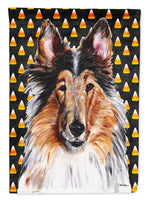 Collie Candy Corn Halloween Flag Garden Size SC9646GF