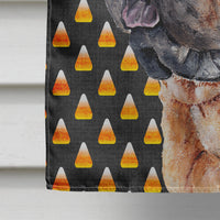 Shar Pei Candy Corn Halloween Flag Canvas House Size SC9647CHF