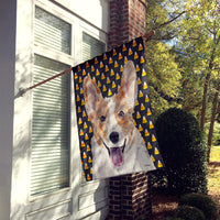 Cardigan Corgi Candy Corn Halloween Flag Canvas House Size SC9648CHF