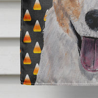 Cardigan Corgi Candy Corn Halloween Flag Canvas House Size SC9648CHF