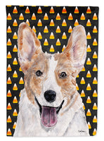 Cardigan Corgi Candy Corn Halloween Flag Canvas House Size SC9648CHF