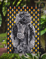 Black Standard Poodle Candy Corn Halloween Flag Garden Size SC9650GF