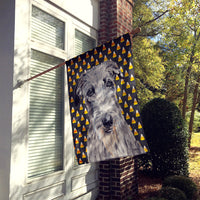 Scottish Deerhound Candy Corn Halloween Flag Canvas House Size SC9658CHF