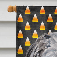 Scottish Deerhound Candy Corn Halloween Flag Canvas House Size SC9658CHF