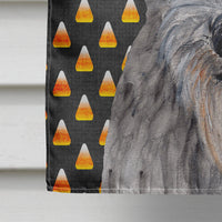 Scottish Deerhound Candy Corn Halloween Flag Canvas House Size SC9658CHF