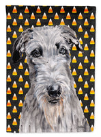 Scottish Deerhound Candy Corn Halloween Flag Canvas House Size SC9658CHF