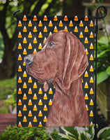 Redbone Coonhound Candy Corn Halloween Flag Garden Size SC9659GF