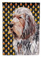 Otterhound Candy Corn Halloween Flag Canvas House Size SC9660CHF