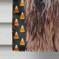 Otterhound Candy Corn Halloween Flag Canvas House Size SC9661CHF