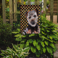 Norfolk Terrier Puppy Candy Corn Halloween Flag Garden Size SC9663GF