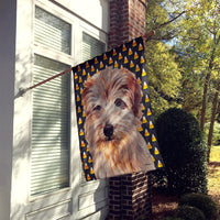 Norfolk Terrier Candy Corn Halloween Flag Canvas House Size SC9664CHF