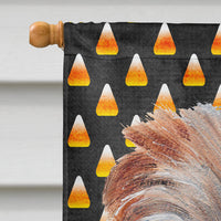 Norfolk Terrier Candy Corn Halloween Flag Canvas House Size SC9664CHF