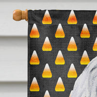 Havanese Candy Corn Halloween Flag Canvas House Size SC9665CHF