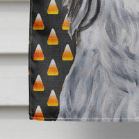 Havanese Candy Corn Halloween Flag Canvas House Size SC9665CHF