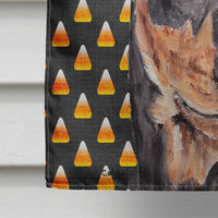 German Pinscher Candy Corn Halloween Flag Canvas House Size SC9668CHF