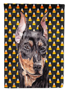 German Pinscher Candy Corn Halloween Flag Canvas House Size SC9668CHF