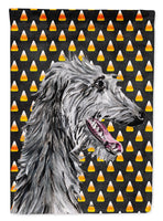 Scottish Deerhound Candy Corn Halloween Flag Canvas House Size SC9669CHF