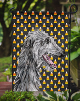 Scottish Deerhound Candy Corn Halloween Flag Garden Size SC9669GF