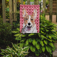 Cardigan Corgi Hearts and Love Flag Garden Size SC9696GF