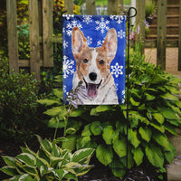 Cardigan Corgi Winter Snowflakes Flag Garden Size SC9768GF