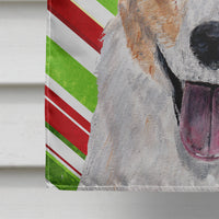 Cardigan Corgi Candy Cane Christmas Flag Canvas House Size SC9792CHF