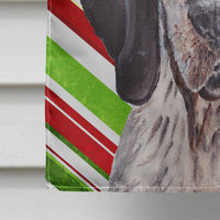 Blue Tick Coonhound Candy Cane Christmas Flag Canvas House Size SC9793CHF