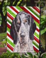 Blue Tick Coonhound Candy Cane Christmas Flag Garden Size SC9793GF