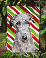 Scottish Deerhound Candy Cane Christmas Flag Garden Size SC9802GF