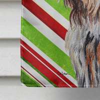 Otterhound Candy Cane Christmas Flag Canvas House Size SC9804CHF