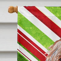 Otterhound Candy Cane Christmas Flag Canvas House Size SC9805CHF