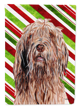 Otterhound Candy Cane Christmas Flag Canvas House Size SC9805CHF