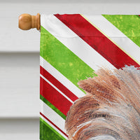 Norfolk Terrier Candy Cane Christmas Flag Canvas House Size SC9808CHF