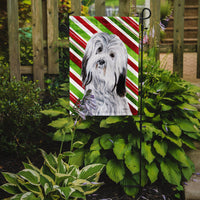 Havanese Candy Cane Christmas Flag Garden Size SC9809GF