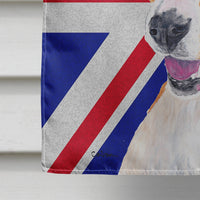 Basenji with English Union Jack British Flag Flag Canvas House Size SC9844CHF