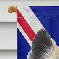 Belgian Tervuren with English Union Jack British Flag Flag Canvas House Size SC9849CHF