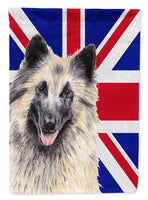 Belgian Tervuren with English Union Jack British Flag Flag Canvas House Size SC9849CHF