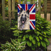 Belgian Tervuren with English Union Jack British Flag Flag Garden Size SC9849GF