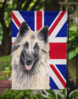 Belgian Tervuren with English Union Jack British Flag Flag Garden Size SC9849GF