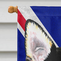 Chihuahua with English Union Jack British Flag Flag Canvas House Size SC9856CHF