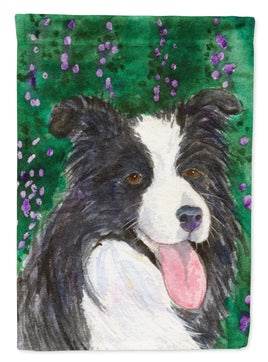 Border Collie Flag Canvas House Size