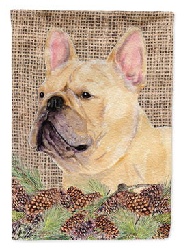 French Bulldog Flag Canvas House Size