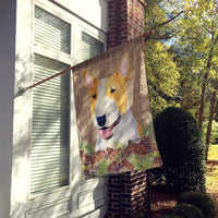 Bull Terrier Flag Canvas House Size